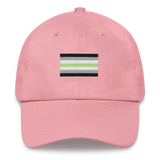 Agender Pride Flag Embroidered Hat