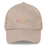 Pansexual Love Script Hat: Elegantly Embroidered Pride Cap