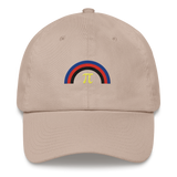 Embroidered Polyamory Rainbow Hat: Pride Flag LGBTQ+ Design