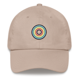 Embroidered Hat: Queer Pride Ring Emblem Design