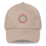 Embroidered Hat: Pansexual Pride Ring Emblem Design