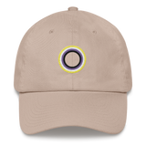 Embroidered Hat: Nonbinary Pride Ring Emblem Design