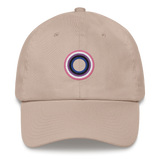 Embroidered Hat: Genderfluid Pride Ring Emblem Design