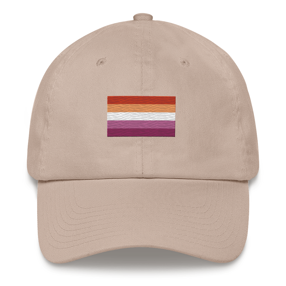 Lesbian Pride Flag Embroidered Hat