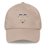 Queer Heart Hat: Embroidered Pride Cap