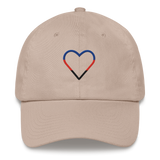 Polyamory Heart Hat: Embroidered Pride Cap