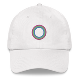 Embroidered Hat: Polysexual Pride Ring Emblem Design