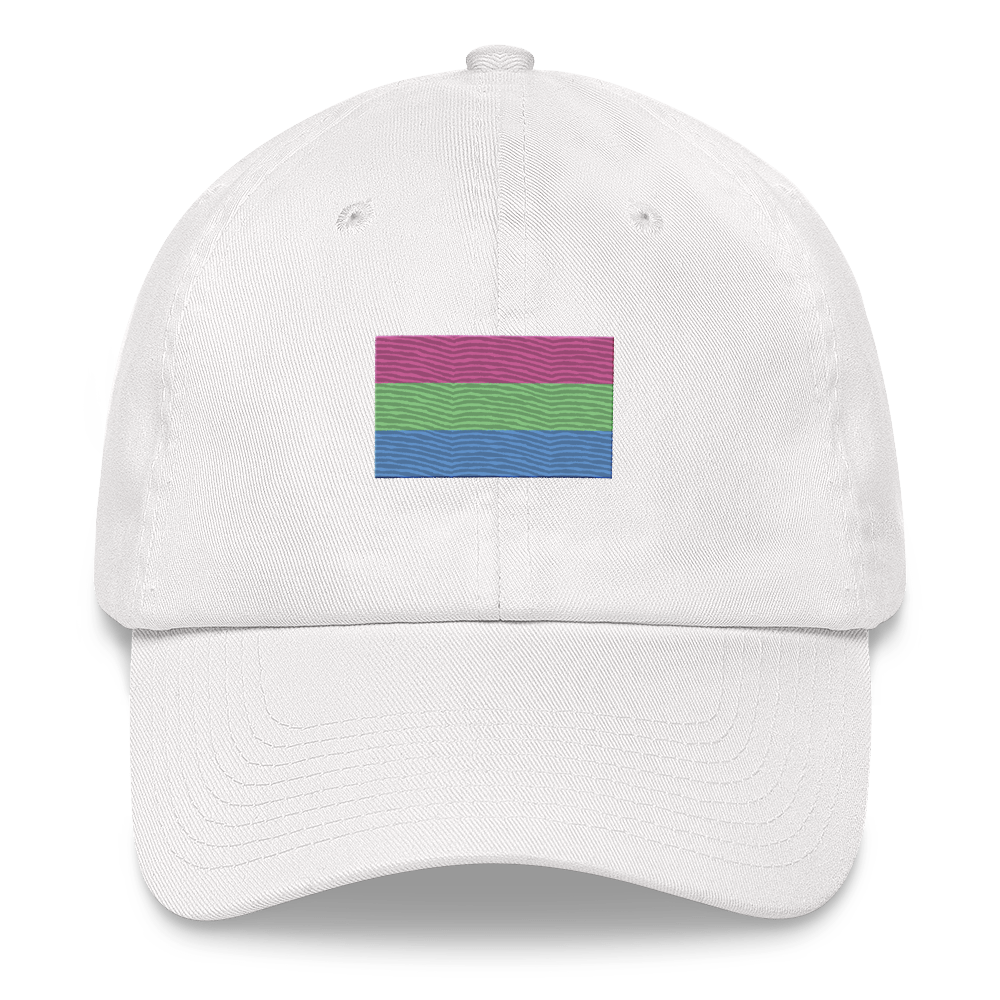 Polysexual Pride Flag Embroidered Hat