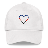 Polyamory Heart Hat: Embroidered Pride Cap