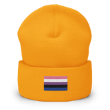 Genderfluid Pride Flag Embroidered Beanie