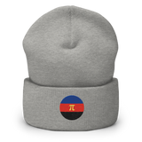 Polyamory Flag Embroidered Circle Beanie: Celebratory LGBTQ+ Pride Design