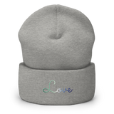 Gay Pride Love Script Beanie: Ellegantly Embroidered Pride Hat