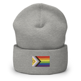 Intersex-Inclusive Pride Progress Pride Flag Embroidered Beanie