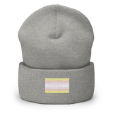 Pangender Pride Flag Embroidered Beanie