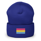 Pansexual Pride Flag Embroidered Beanie