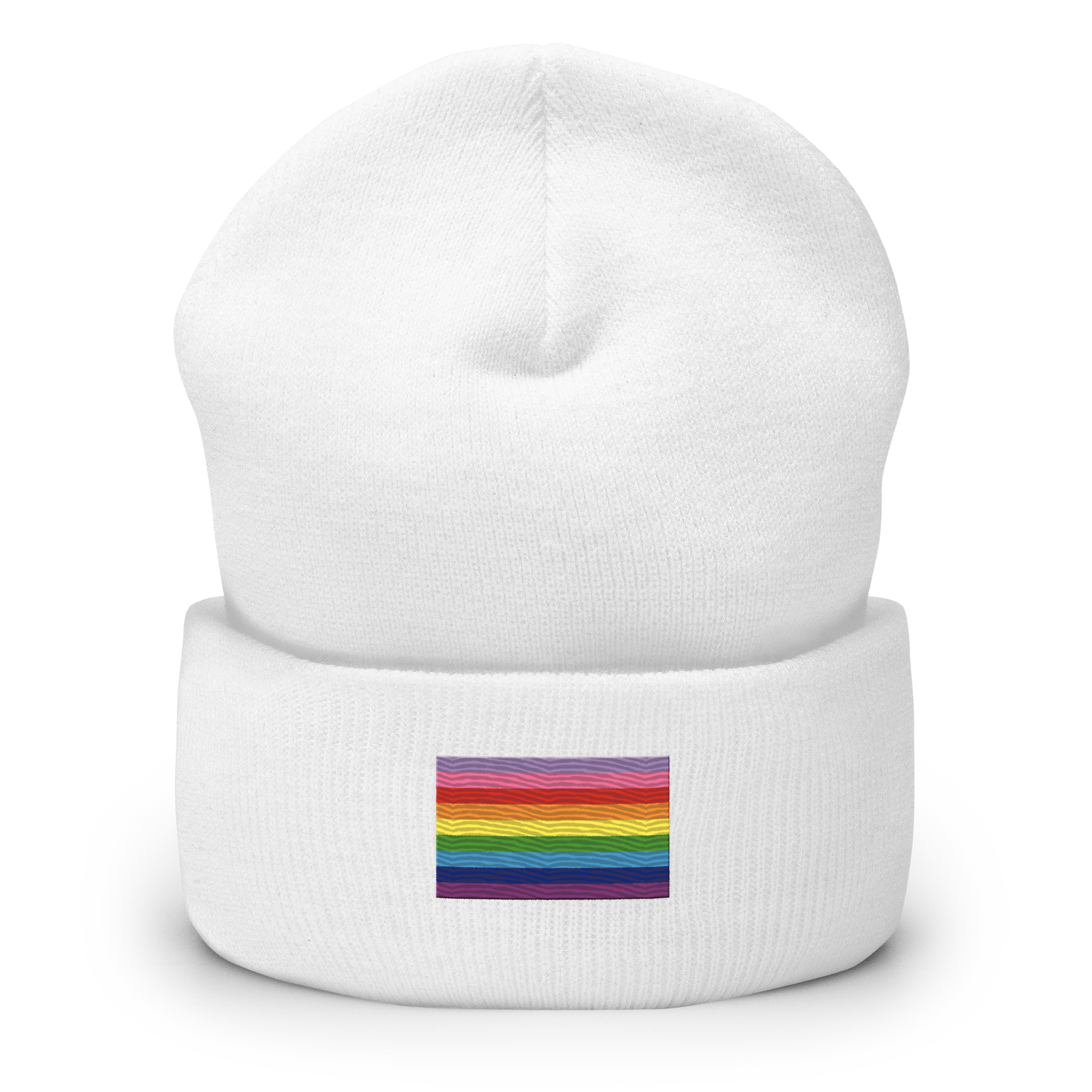 Gilbert Baker Pride Flag Embroidered Beanie