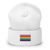 Gilbert Baker Pride Flag Embroidered Beanie