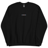 Embroidered Transgender Sweatshirt: Pride Flag Horizontal Square Design