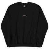 Embroidered Polysexual Sweatshirt: Pride Flag Horizontal Square Design