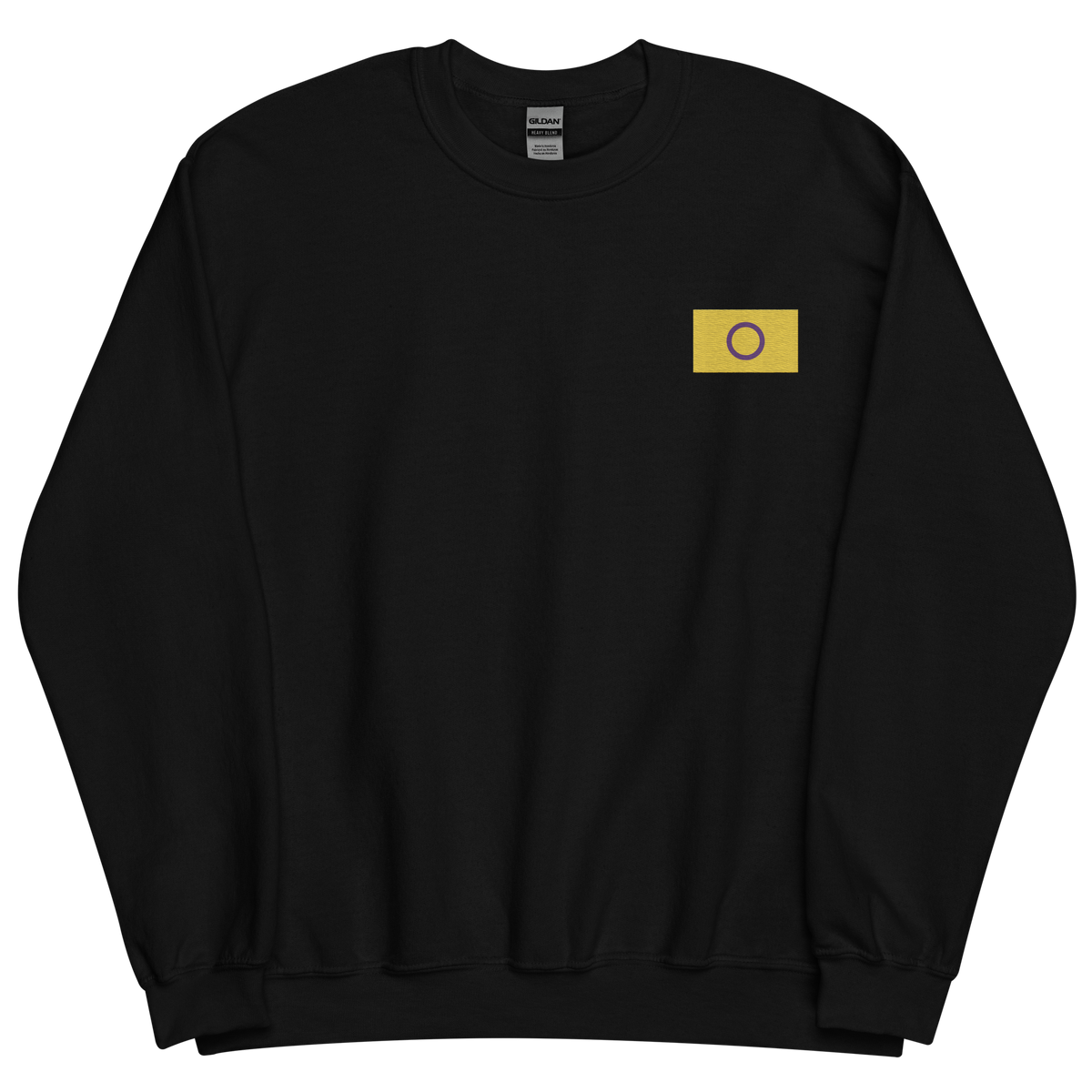 Intersex Pride Flag Embroidered Sweatshirt