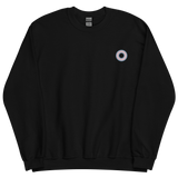 Embroidered Sweatshirt: Transgender Pride Ring Emblem Design