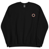 Embroidered Sweatshirt: Pansexual Pride Ring Emblem Design