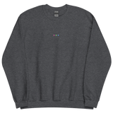 Embroidered Polysexual Sweatshirt: Pride Flag Horizontal Circle Design