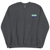 Gay Pride Flag Embroidered Sweatshirt