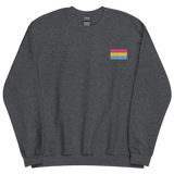 Pansexual Pride Flag Embroidered Sweatshirt