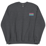 Polysexual Pride Flag Embroidered Sweatshirt