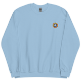 Embroidered Sweatshirt: Pride Ring Emblem Design