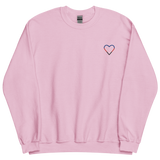 Polyamory Heart Sweatshirt: Embroidered Pride Sweater