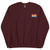 Pansexual Pride Flag Embroidered Sweatshirt