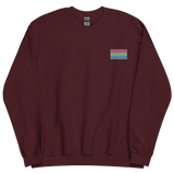 Polysexual Pride Flag Embroidered Sweatshirt