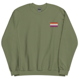 Lesbian Pride Flag Embroidered Sweatshirt