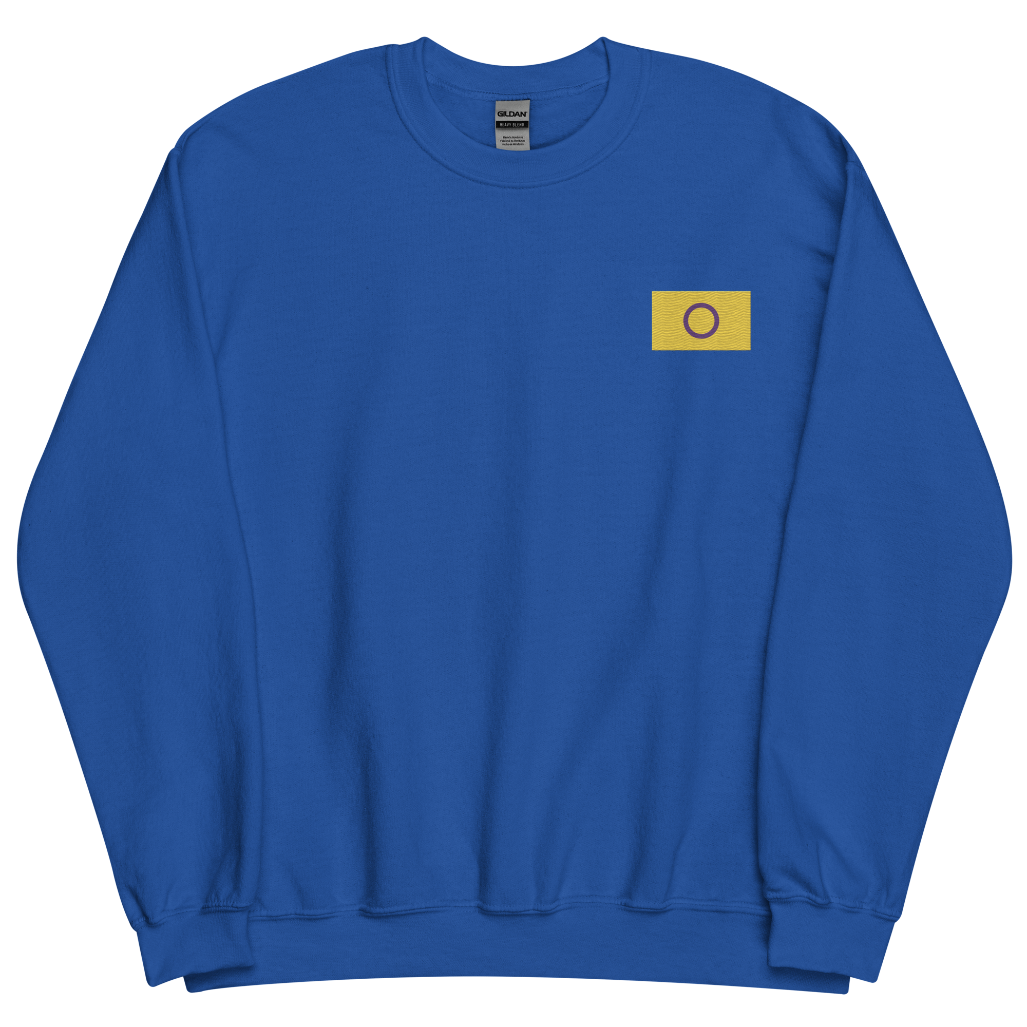 Intersex Pride Flag Embroidered Sweatshirt