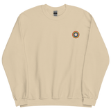 Embroidered Sweatshirt: Pride Ring Emblem Design
