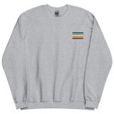 Queer Pride Flag Embroidered Sweatshirt