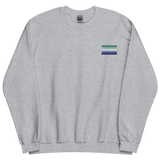 Gay Pride Flag Embroidered Sweatshirt