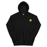 Intersex Flag Embroidered Circle Hoodie: Celebratory LGBTQ+ Pride Design