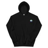 Gay Pride Flag Embroidered Circle Hoodie: Celebratory LGBTQ+ Pride Design