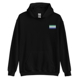 Gay Pride Flag Embroidered Hoodie