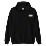 Genderqueer Pride Flag Embroidered Hoodie