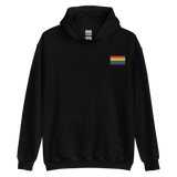 Pride Flag Embroidered Hoodie