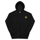 Embroidered Hoodie: Intersex Pride Ring Emblem Design