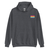 Pansexual Pride Flag Embroidered Hoodie