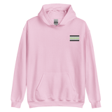 Agender Pride Flag Embroidered Hoodie