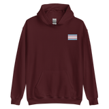 Transgender Pride Flag Embroidered Hoodie