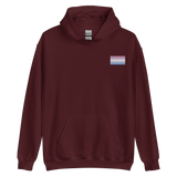 Bigender Pride Flag Embroidered Hoodie