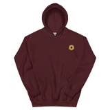 Embroidered Hoodie: Intersex Pride Ring Emblem Design